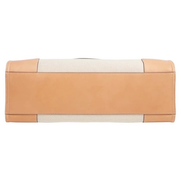 New Tory Burch Large Ella tan canvas bag ♥️ - Picture 10 of 13